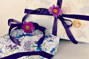 Emballage cadeau en papier de soie