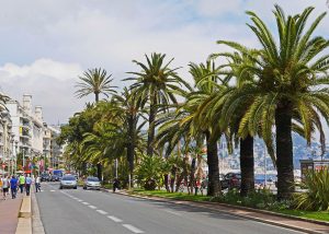Promenade des anglais in Nice