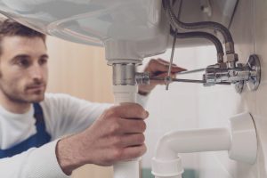 working plumber