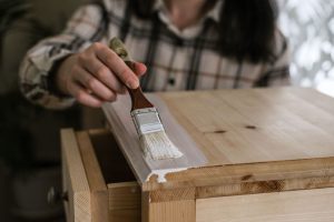Painting a piece of furniture