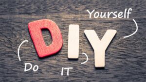 DIY écrit en bois