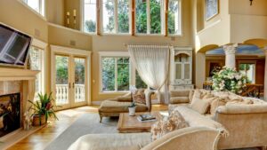 intérieur d'une maison de luxe