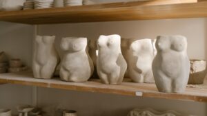 sculptures en argile