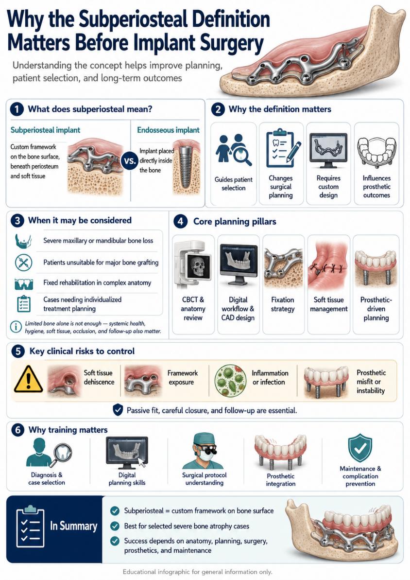 subperiosteal implant surgery